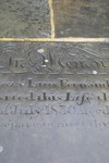 Gravestone of Roza Luis Fernandes, died 1830
